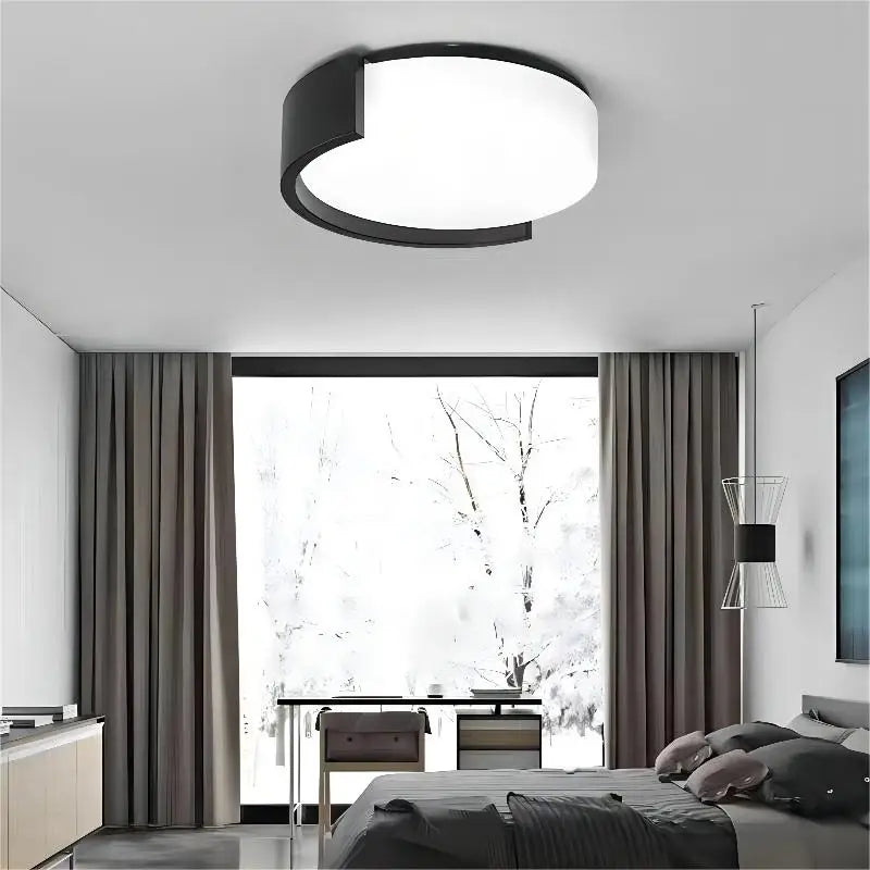 plafonnier led design nordique créatif pour intérieur contemporain - vue 4 sur 8