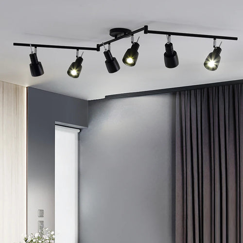 plafonnier led design pour salon bar et bureau - vue 3 sur 17