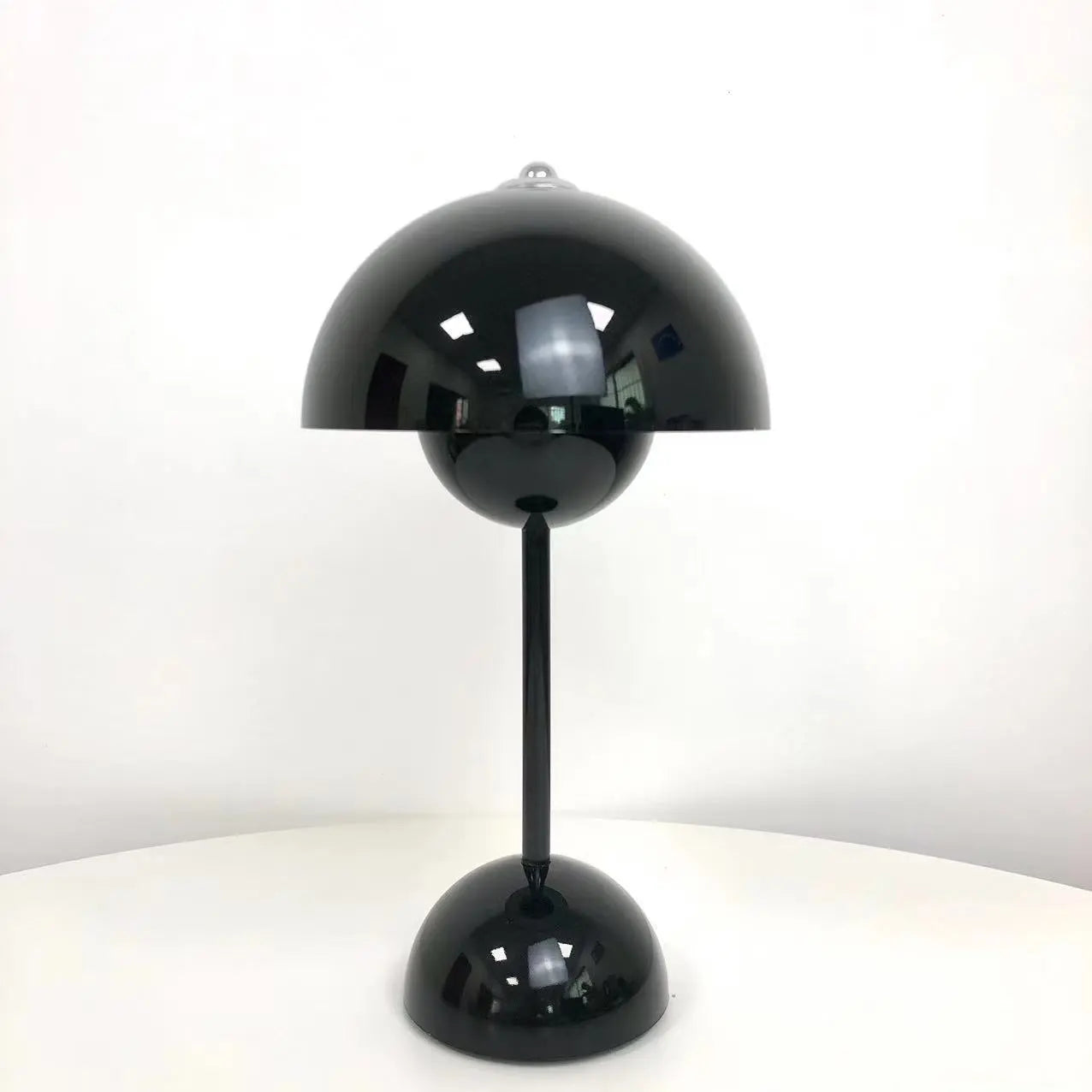 Lampe de table led nordique interrupteur tactile supérieur lampe de table de chargement USB lampe de champignon de bourgeon de fleur lampe de table décorative de table de chevet - vue 12 sur 14