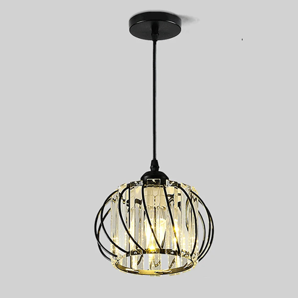 Simple Nordic glass chandelier, modern LED lights for living room, study, hallway, hallway, flat lamps, interior lighting - vue 2 sur 7