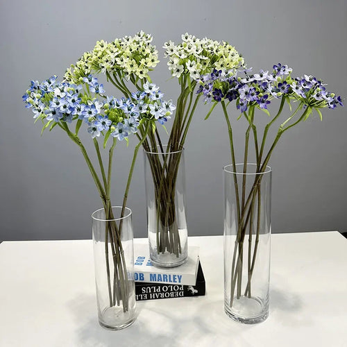 fleurs artificielles en soie velours pour décoration élégante - vue 7 sur 10