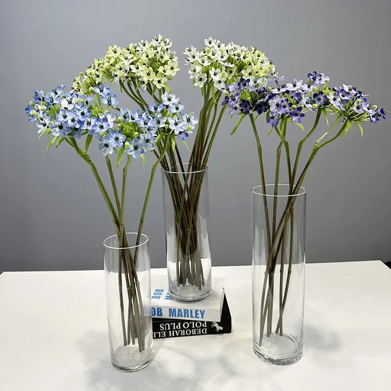 fleurs artificielles en soie velours pour décoration élégante - vue 6 sur 10
