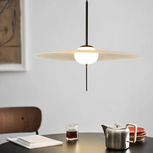 suspension décorative soucoupe volante design nordique en led - vue 3 sur 7