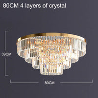 lustre en cristal luxe pour décoration intérieure et éclairage élégant