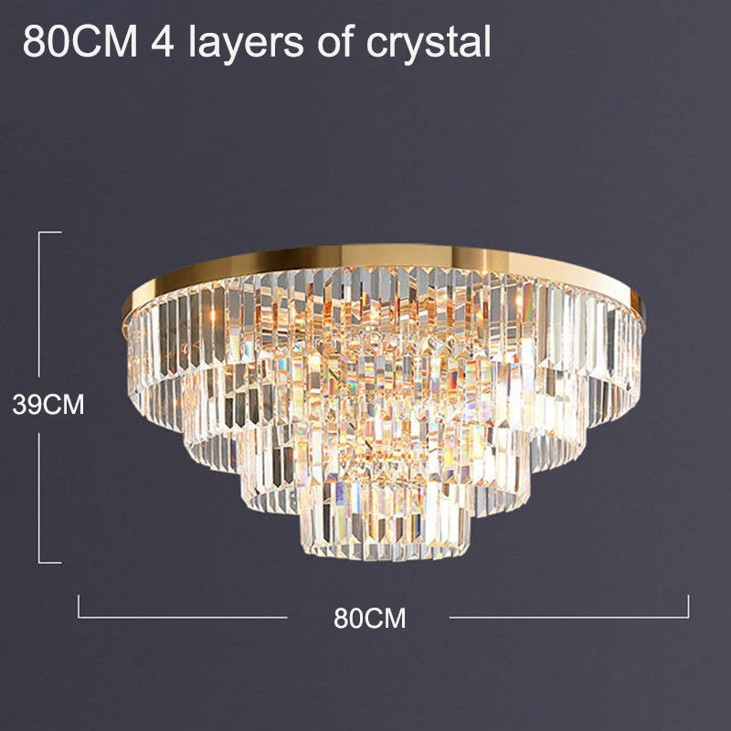 lustre en cristal luxe pour décoration intérieure et éclairage élégant