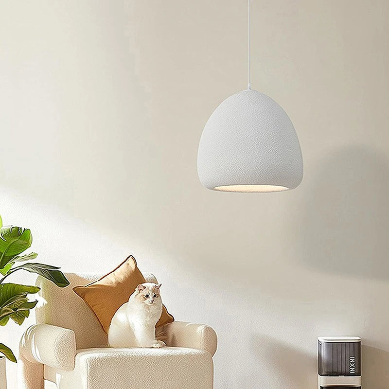suspension nordique en résine pour décoration moderne et design - vue 5 sur 10