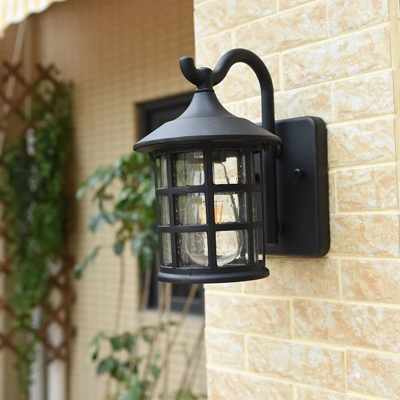 applique murale led rustique en fer vintage pour intérieur et extérieur - vue 2 sur 23