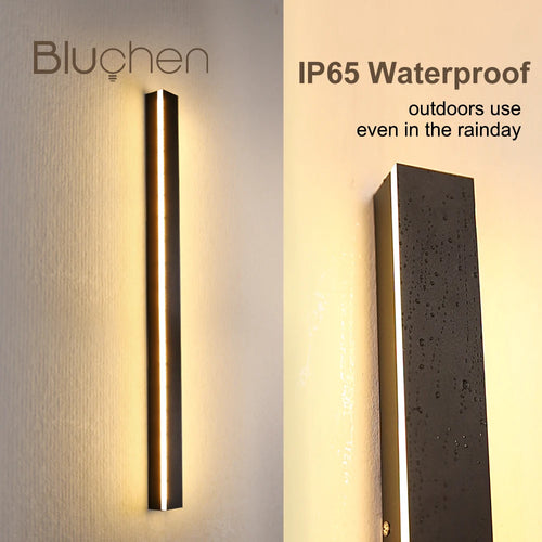 applique murale extérieure moderne à led étanche pour jardin et balcon - vue 3 sur 7