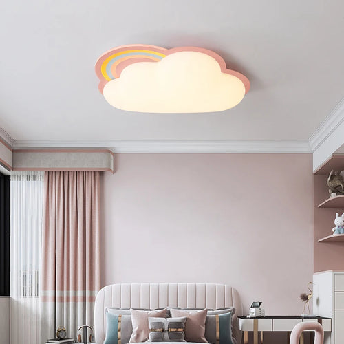 plafonnier nuage arc-en-ciel pour chambre enfant décor créatif - vue 3 sur 7