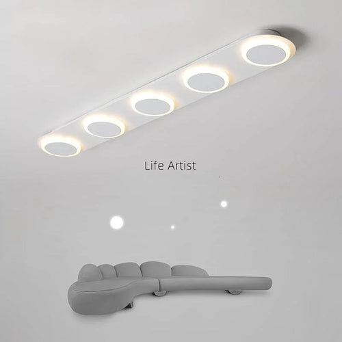 LED Long Pole Creative Chandelier, Used For Living Rooms, Bedrooms, Dining Rooms, Indoor Corridors, Balcony Entrances, And Home - vue 2 sur 12