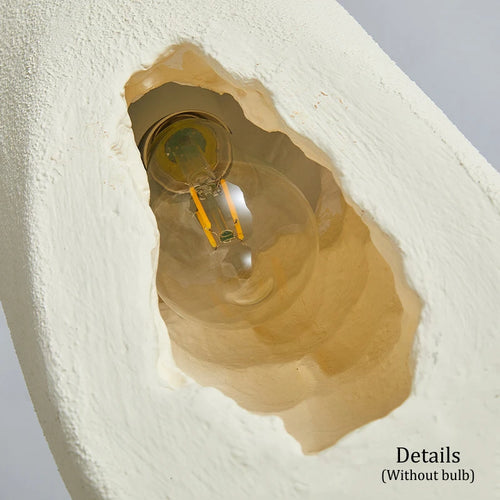 Suspension Wabi Sabi blanc cassé nordique bouteille d'eau forme 63 cm de haut chambre salle à manger - vue 6 sur 6