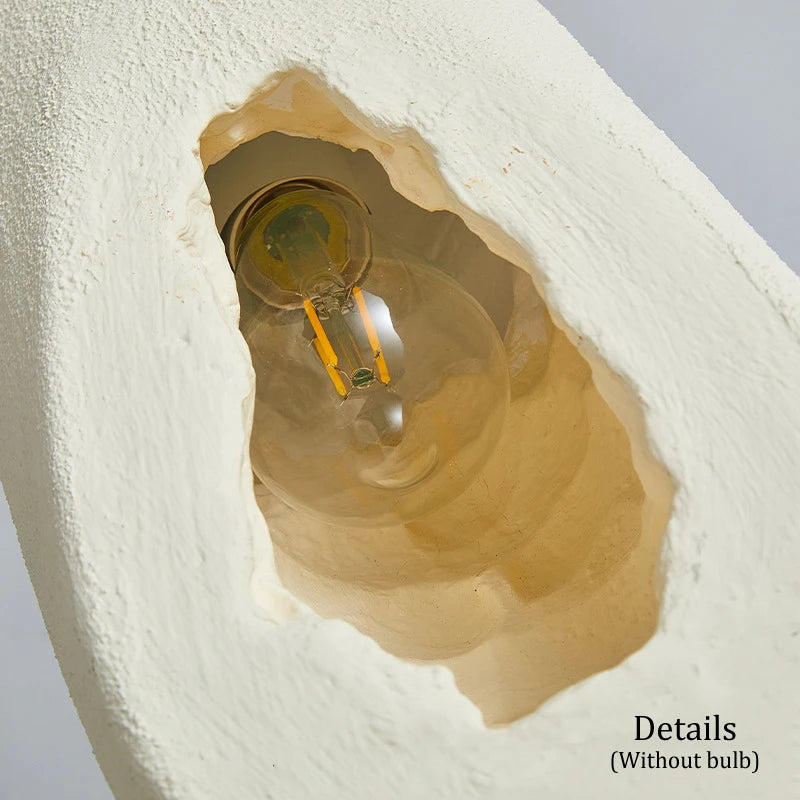 Suspension Wabi Sabi blanc cassé nordique bouteille d'eau forme 63 cm de haut chambre salle à manger - vue 6 sur 6