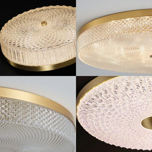 plafonnier led rond en acrylique design moderne pour maison - vue 4 sur 13