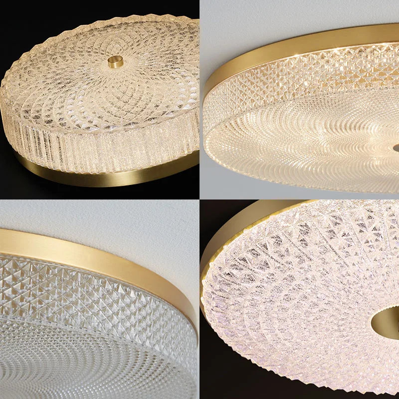 plafonnier led rond en acrylique design moderne pour maison - vue 4 sur 13