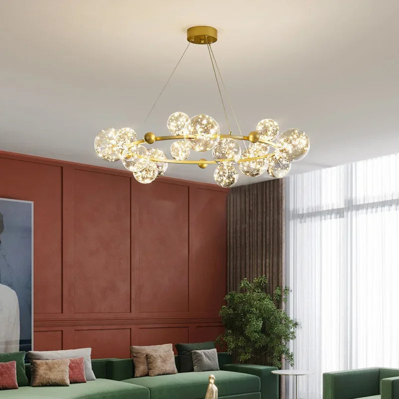 lustre nordique moderne étoilé pour un intérieur créatif - vue 5 sur 14