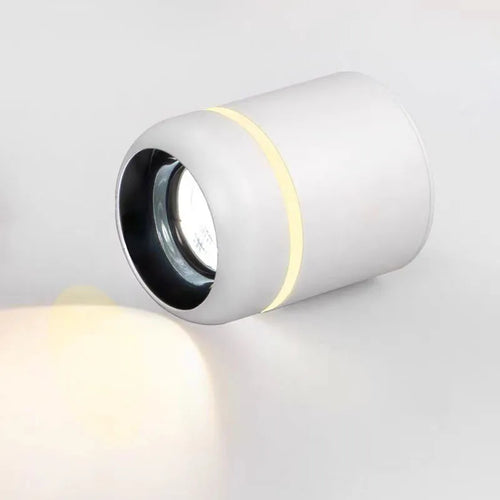 New dimmable LED Downlight ceiling light 7W 9W 12W 15W Nordic surface mounted COB spotlight, indoor background wall lighting - vue 4 sur 8