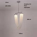 lustre art déco led dimmable en aluminium doré design moderne élégance