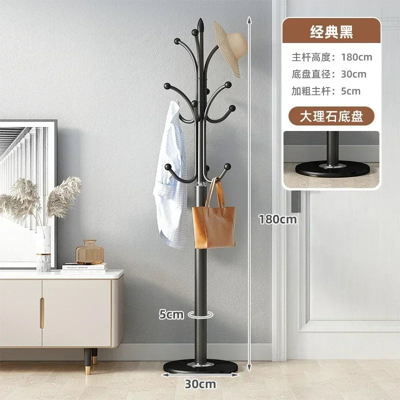 porte-manteau moderne en métal design arbre pour optimiser l'espace - vue 10 sur 13