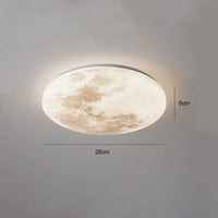 Plafonnier lune moderne minimaliste