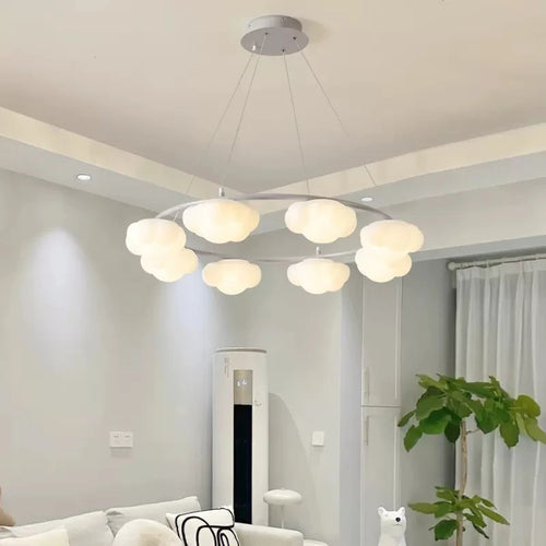 lustre en forme de nuage avec télécommande pour enfants - vue 4 sur 14