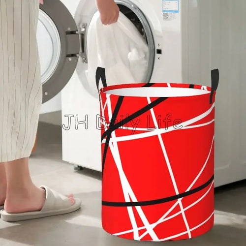 panier à linge circulaire étanche grand rangement pliable pour vêtements - vue 7 sur 8