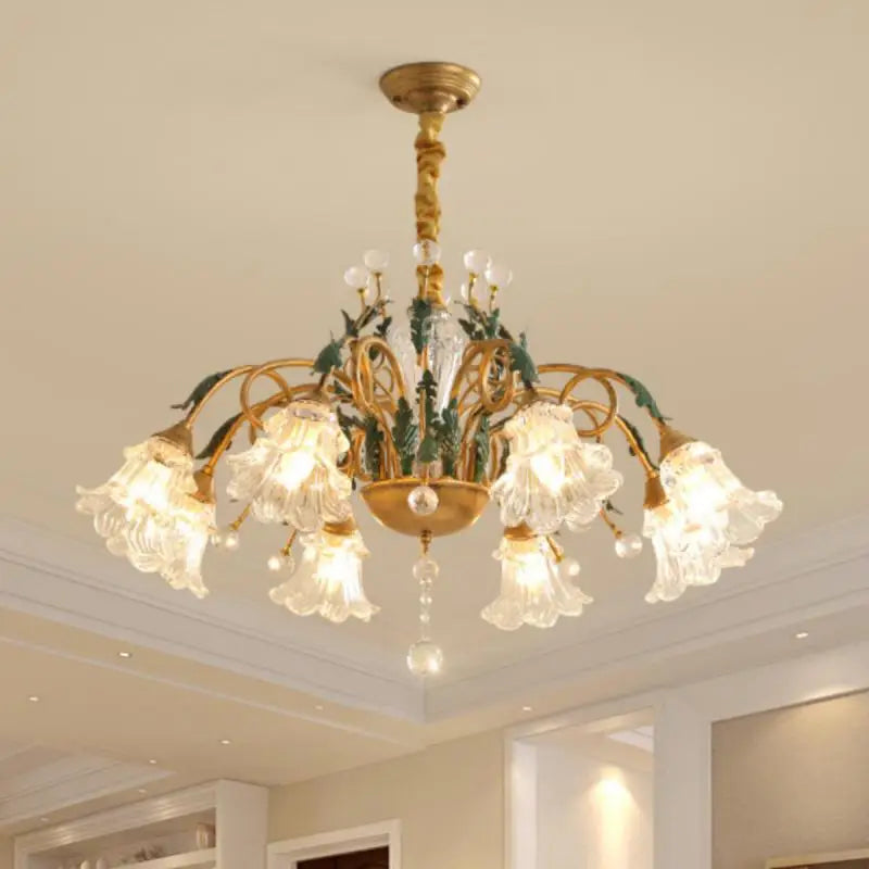 lustre moderne en cristal pour un éclairage raffiné - vue 3 sur 10