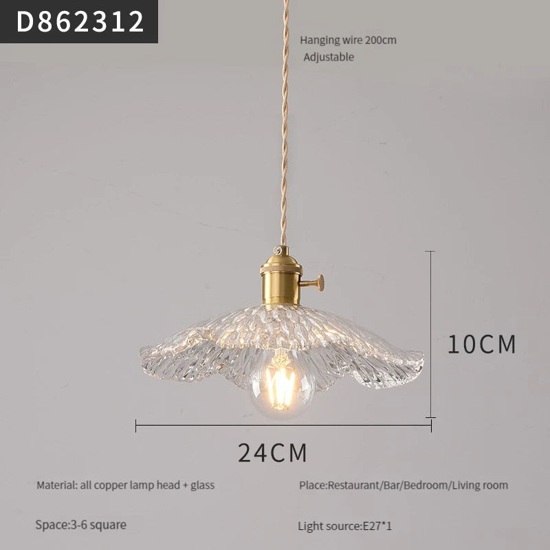 suspension moderne en laiton et verre pour intérieur - vue 26 sur 30