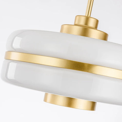 Suspension design nordique en or - vue 7 sur 10