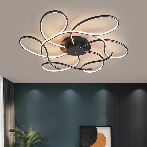 Gleam Modern LED Chandelier For Home Living Room Decoration, Bedroom Home Decoration, Ceiling Chandelier For Smart Home - vue 6 sur 10