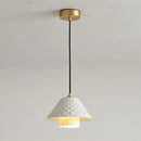 lustre en céramique doré style contemporain pour décoration intérieure