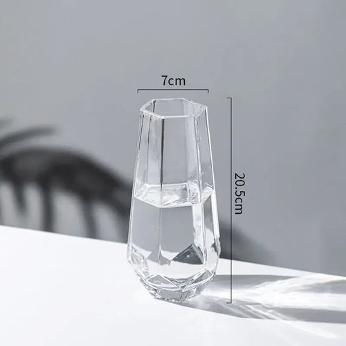 vase créatif en verre transparent pour fleurs décoratives - vue 15 sur 14