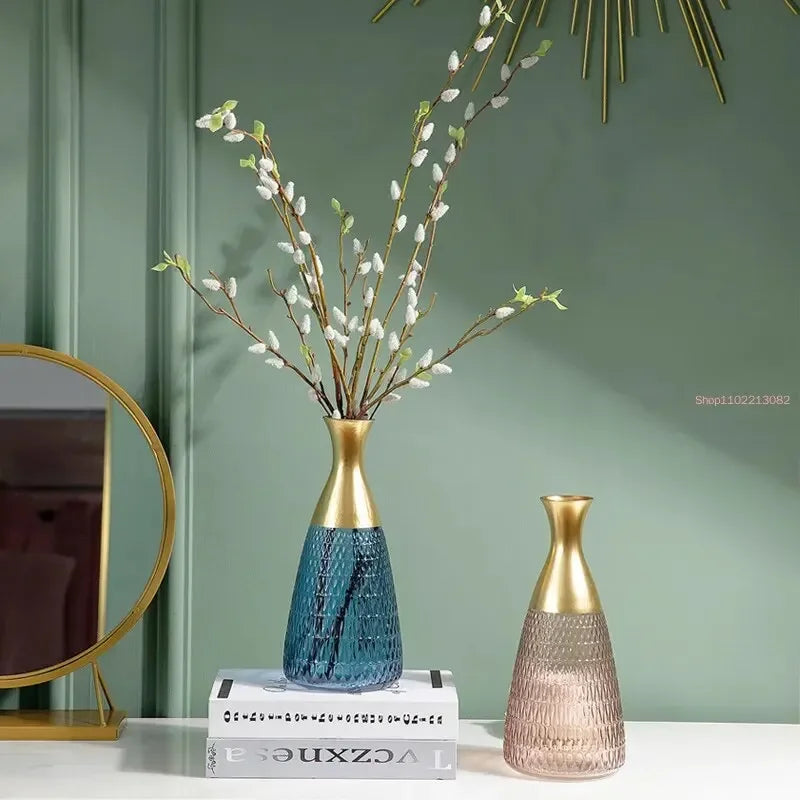 vase en verre décoratif pour arrangements floraux modernes - vue 4 sur 16