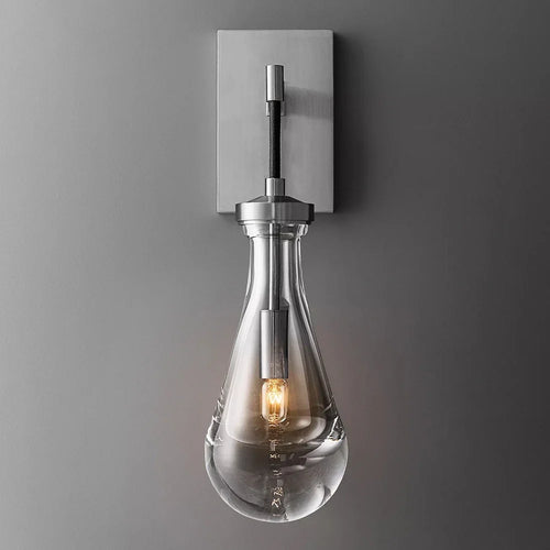 Style rétro luxe goutte d'eau applique éclairage intérieur LED moderne noir corde applique décoration de la maison salon chambre - vue 7 sur 6