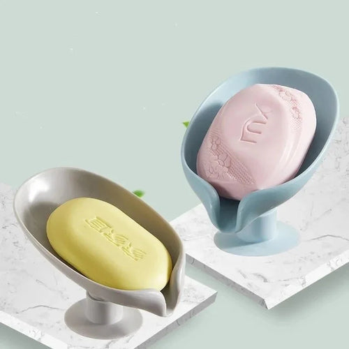 porte-ventouse créatif en forme de feuille pour rangement de savon - vue 2 sur 8