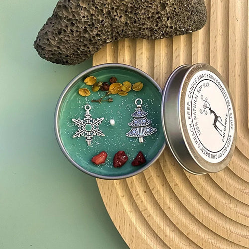 bougies parfumées en cristal avec fleur cadeau fait main pour aromathérapie - vue 9 sur 9