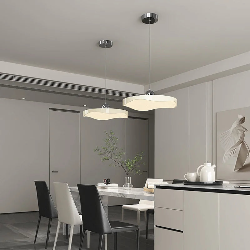 lustre rond moderne minimaliste protection des yeux - vue 6 sur 30
