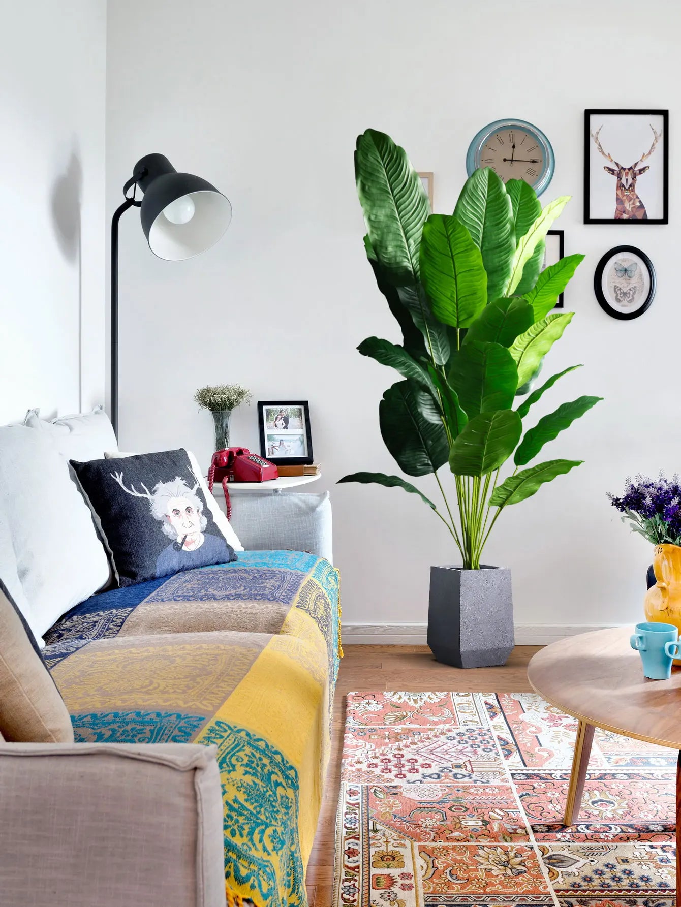 plantes artificielles grandes arbre oiseau paradis décoration jardin intérieur - vue 4 sur 9