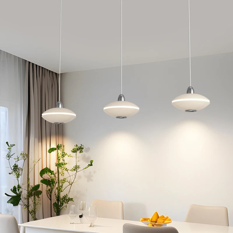 lustre à led design minimaliste réglable pour intérieur moderne - vue 4 sur 11