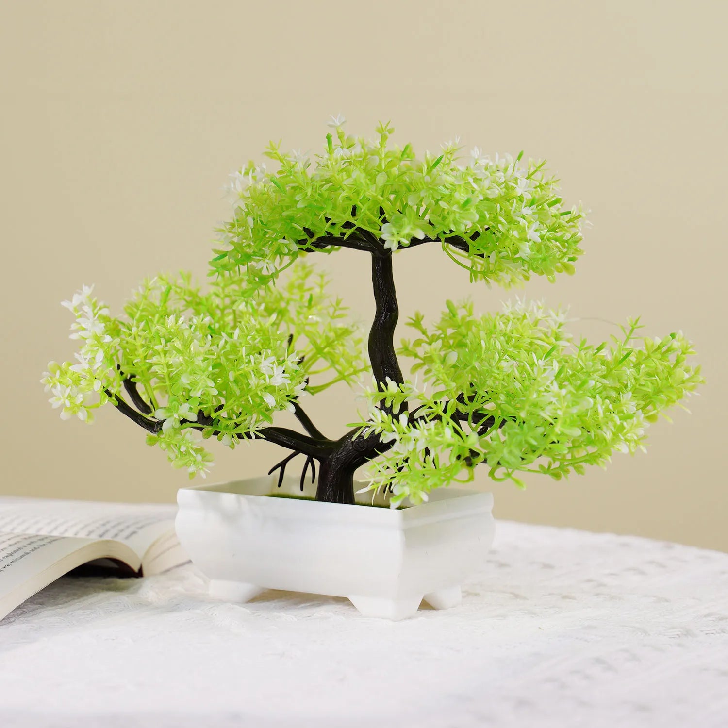 plantes artificielles bonsaï petit arbre décoration intérieure et extérieure - vue 2 sur 32