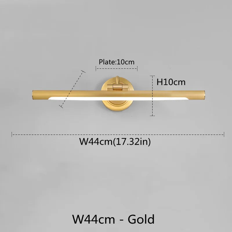 Américain Led salle de bain applique miroir lampe noir Bronze lampes de vanité pour la maison moderne intérieur appliques murales luminaire Makeu - vue 7 sur 11