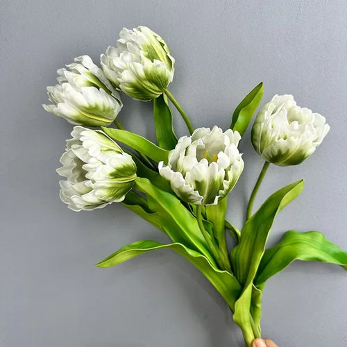 fleurs artificielles tulipes pour décoration festive et vacances - vue 3 sur 11