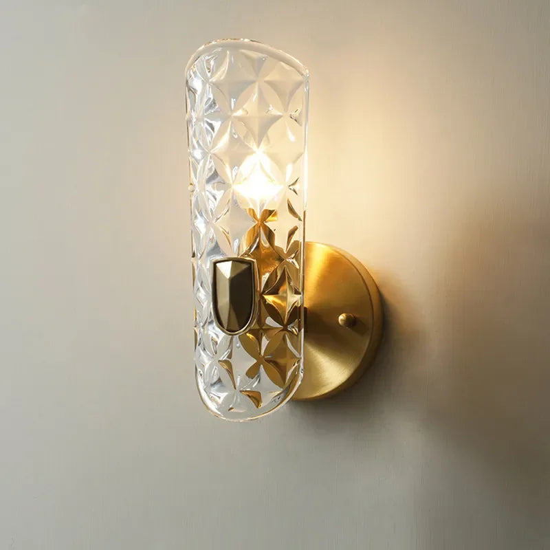 applique murale en cristal design bouclier luxe pour intérieur décoratif - vue 2 sur 8