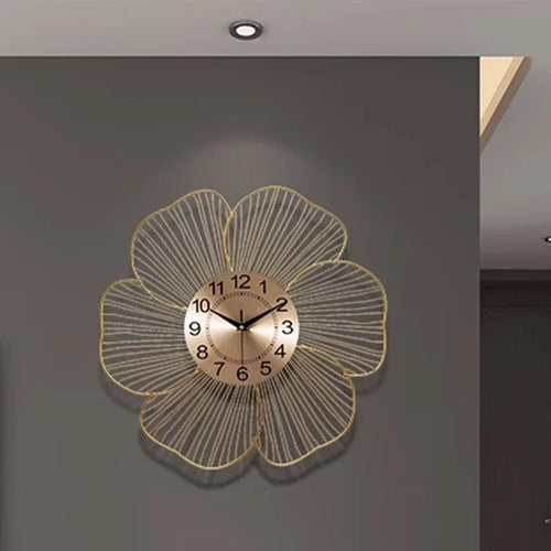 horloge murale design en métal pour intérieur moderne et épuré - vue 8 sur 8