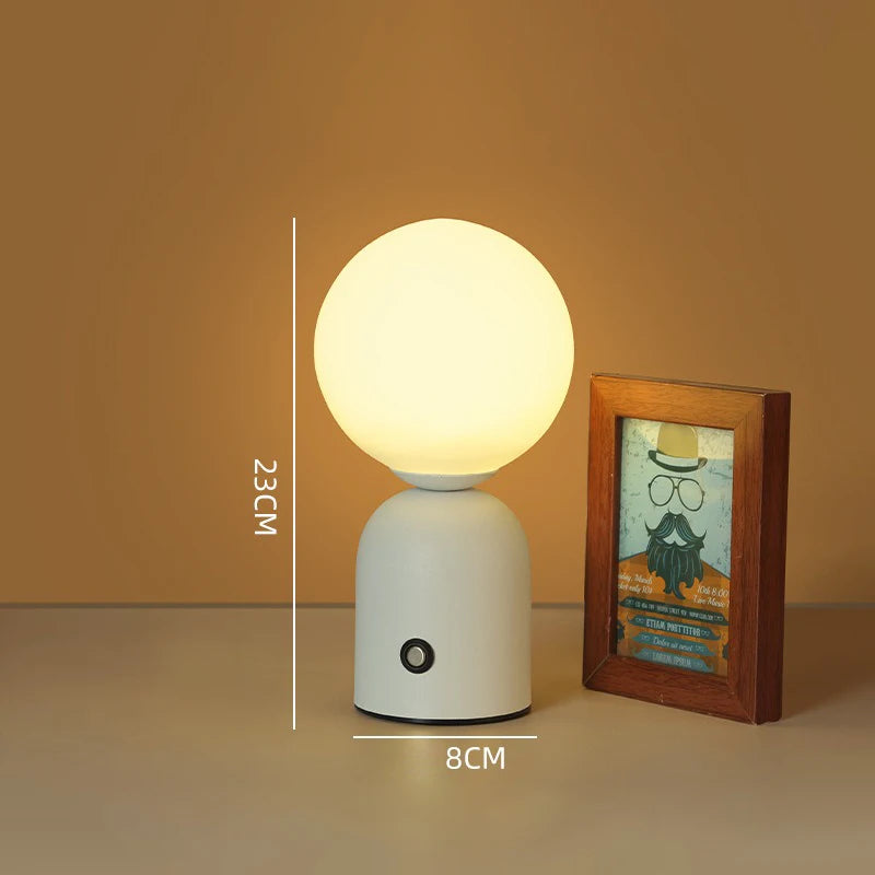lampe de bureau led rechargeable pour éclairage décoration intérieure - vue 10 sur 10
