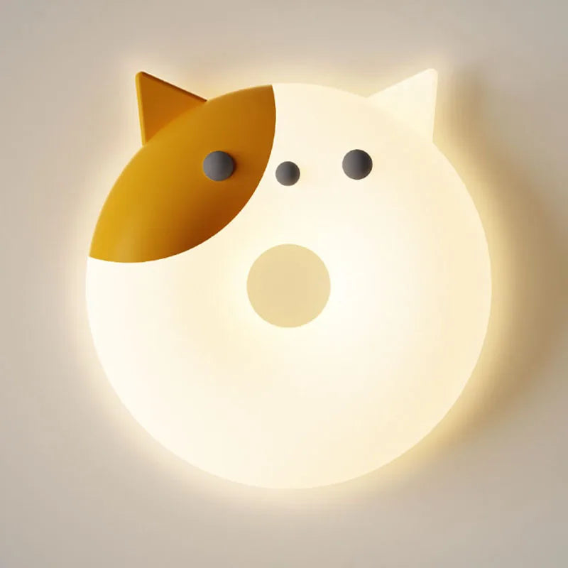 plafonnier led chat mignon pour chambre d'enfant prince et princesse - vue 6 sur 13