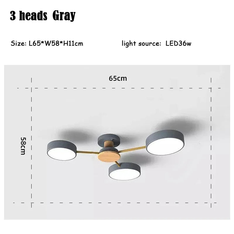 plafonnier moderne créatif pour décoration intérieure en led - vue 24 sur 25
