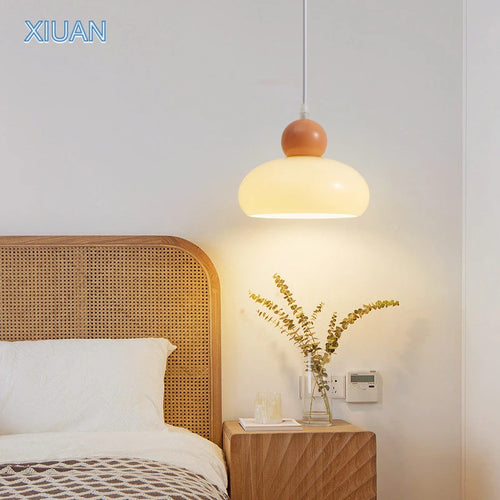 Lampe Verre Art Français E27 LED Suspendue Bauhaus - vue 4 sur 8