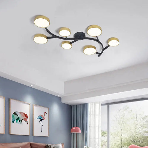 plafonnier led design moderne pour éclairage intérieur élégant - vue 3 sur 17