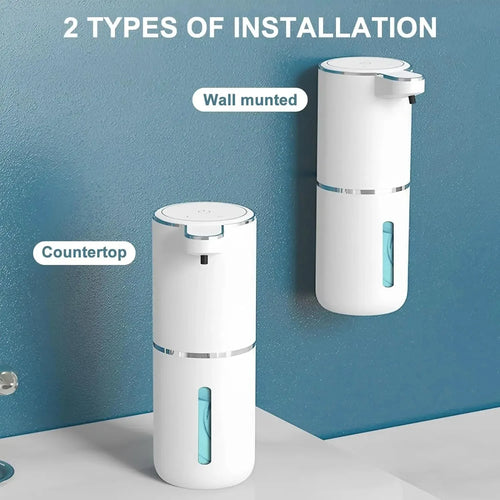distributeur de savon automatique moussant rechargeable sans contact - vue 6 sur 7