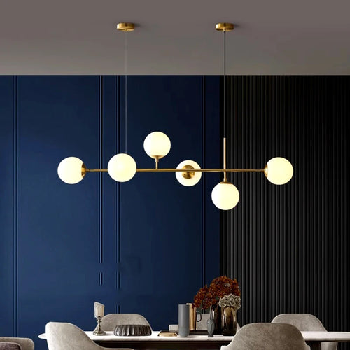 lustre led moderne pour éclairage intérieur suspendu - vue 4 sur 14